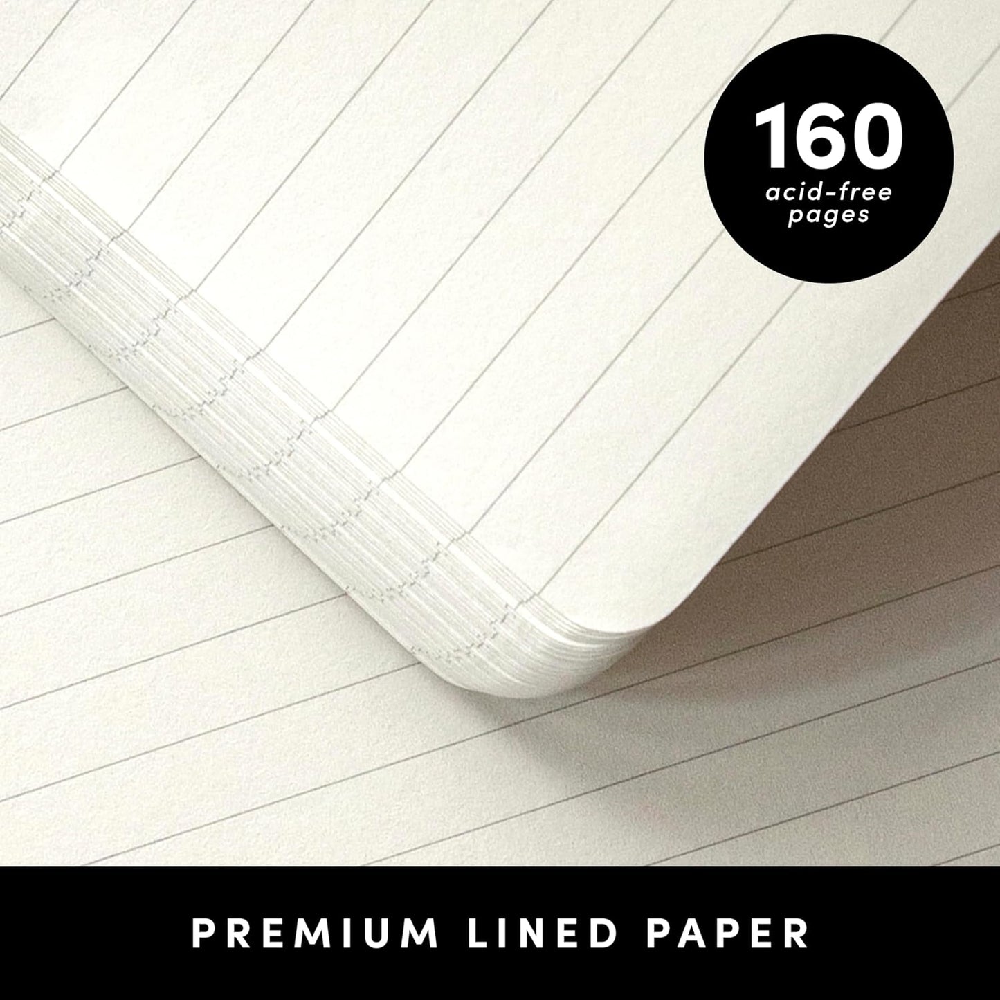 Hardcover Lined Journal – 160 Pages